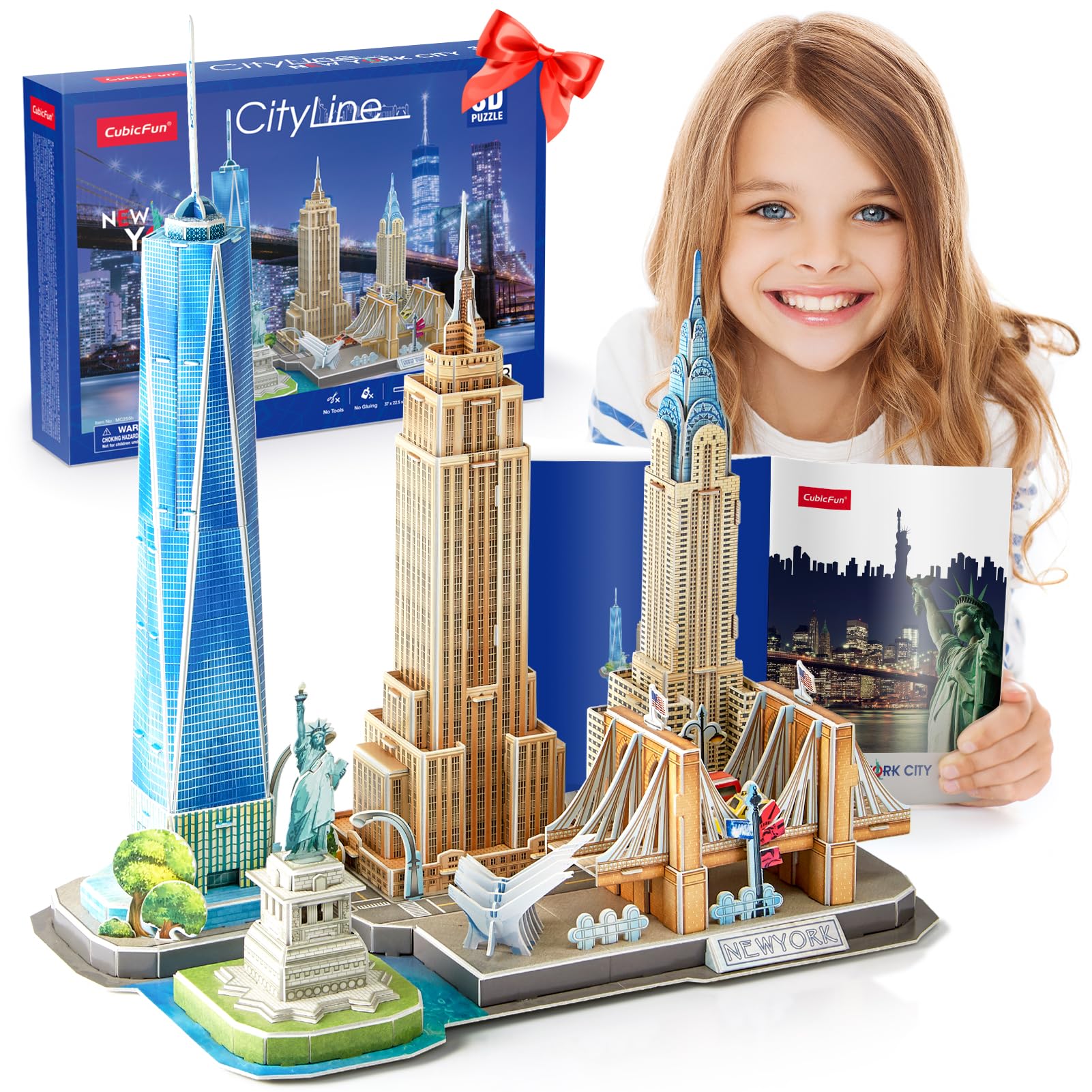 3D Puzzles for Adults New York Cityline 3D Puzzles for Kids Ages 8